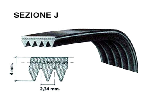 Ремък 1184 J6 EL AEG, Zanussi, Electrolux