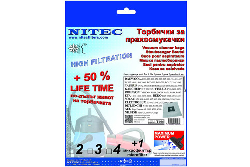 Торбичка, филтър за прахосмукачка Т606