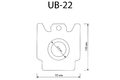 Торбичка, филтър за прахосмукачка UB22. HOOVER, ХУВЪР, MIELE, МИЕЛЕ ...