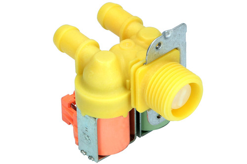 Двоен електромагнитен вентил, клапан за пералня Wascomat, Zanussi  - 120V 60Hz - 180° - RAST 5