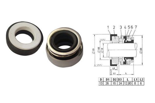 Механичен уплътнител фибър H-13mm