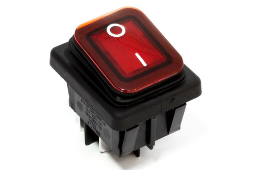 Ключ светещ влагозащитен червен 16A IP65