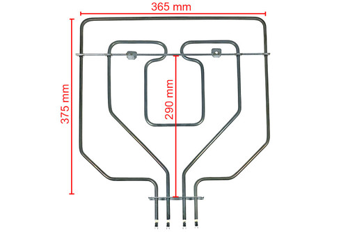 Горен нагревател за фурна Bosch, Siemens 2800W 230V