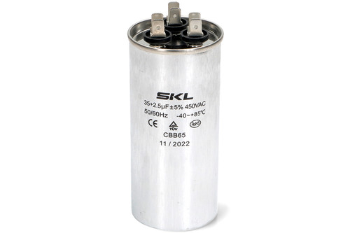 Кондензатор за климатик 35mF+2,5mF ±5% 450V